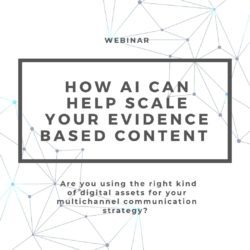 How AI can help scale evidence based content