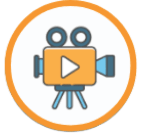 video icon depicting the video format offered by SciencePOD 